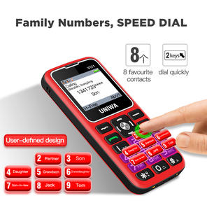 Téléphone mobile <span class=keywords><strong>senior</strong></span> UNIWA V171 à écran horizontal, <span class=keywords><strong>facile</strong></span> à utiliser, avec fonction SOS <span class=keywords><strong>pour</strong></span> personnes âgées - Product Image 4