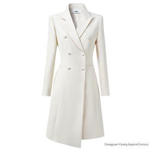 Женский деловой костюм-платье из велюра с эффектом анти-гламурного блеска, для работы, собеседований, официальных мероприятий, выступлений и ведения мероприятий - Product Image 5