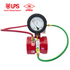 Sistema de extinción de incendios LEYON FM UL, sistema de rociadores contra incendios, válvulas de extinción de incendios de hierro dúctil, medidor de flujo de prueba de bomba contra incendios con ranuras <span class=keywords><strong>GVI</strong></span> - Product Image 1