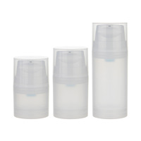 Flacon cosmétique en PP dépoli de 30/50/100 ml avec bouchon à pression, sérigraphié, pour soins de la peau, lotion, sérum, voyage ABP15U