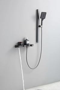 Juego de Ducha con Filtro de Lluvia, Cascada, 2 Manijas, 2 Salidas de Agua, Brazo Elevador - Product Image 3