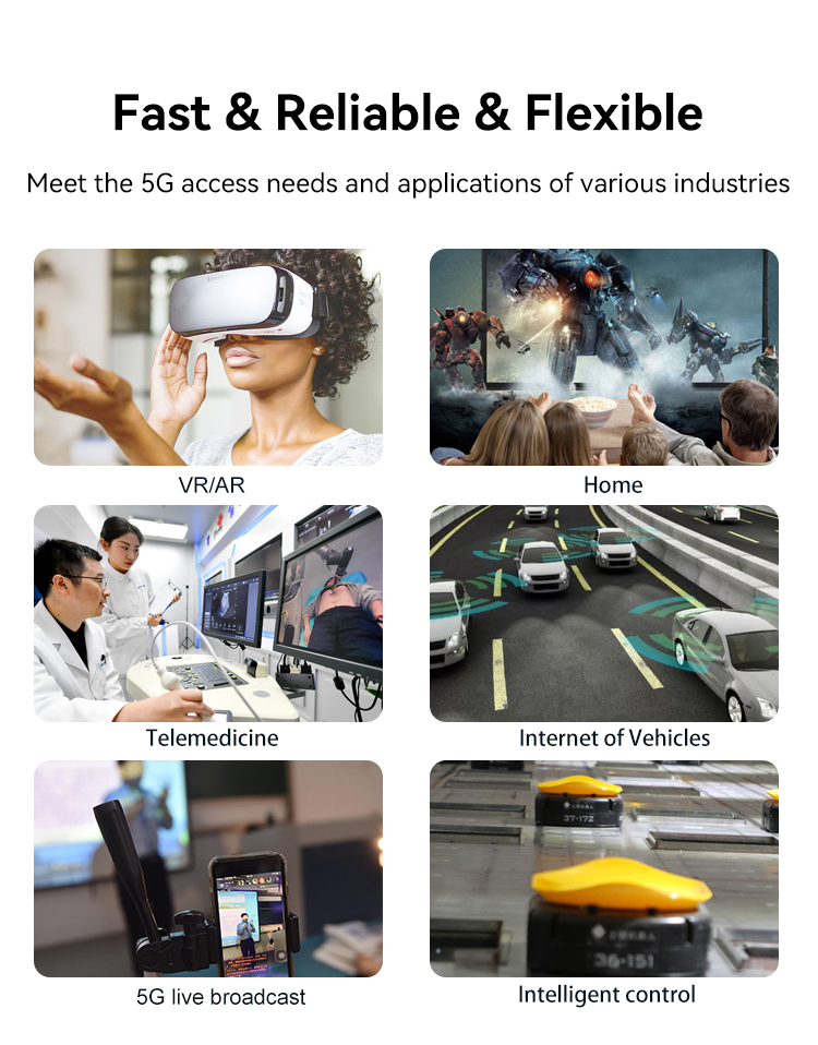 इंडोर CPE 5G वायरलेस राउटर तेज़ और अधिक स्थिर 5G मॉडेम 15