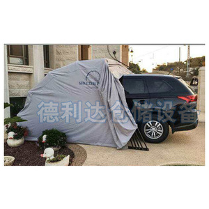 Folding Carport L5800*D2600*H2100mm Grey PVC Coated Portable Outdoor Garage Shelter - Product Image 4