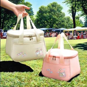 Boîte à lunch isotherme et imperméable pour enfants, sac repas souple en polyester avec motif de dessin animé pour filles et garçons, idéal pour la rentrée scolaire - Product Image 2