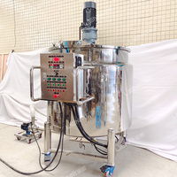 Meilleure machine mélangeuse de savon liquide/shampooing/crème cosmétique en acier inoxydable avec pompe et moteur, capacité mobile de 1000L pour produits chimiques/cosmétiques