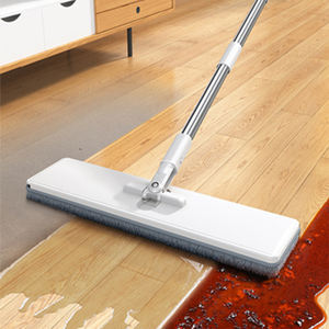 Fregona y cubo con juego de escurridor Fregona y cubo de suelo plano manos libres Sistema de limpieza de suelo doméstico para todos los suelos - Product Image 5