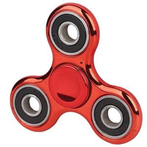 Toupie à doigts électroplaquée à 3 feuilles, jouet gyroscope en plastique pour enfants de 8 à 13 ans, unisexe, toupie de bureau, style unique - Product Image 5