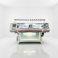 Machine à tricoter industrielle professionnelle de 52 pouces à petite tête pour la production de vêtements à haute efficacité