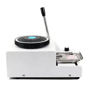 플라스틱 PVC 카드 메이커 티퍼 엠보싱 기계 명함 인쇄 Indenting pvc 카드 embosser