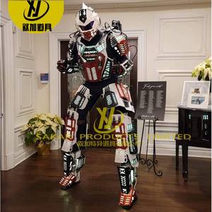 Traje de robot con luz LED para escenario, fiestas de Halloween y Año Nuevo en bares de club nocturno, traje luminoso, baile, luces Led personalizadas - Product Image 3