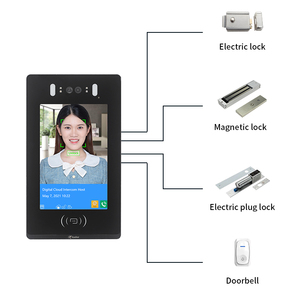 Miễn phí đám mây RFID Đầu đọc thẻ kiểm soát truy cập hệ thống nhận dạng khuôn mặt sinh trắc học tham dự <span class=keywords><strong>video</strong></span> Cửa Điện thoại kiểm soát truy cập - Product Image 3