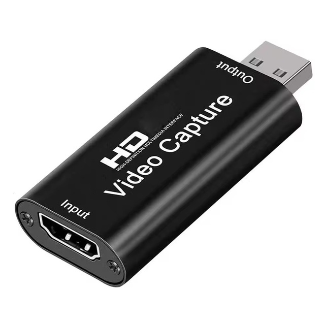 4K HD Video Capture Card Streaming Board Capture USB 2.0 1080P Card Grabber Recorder Box for Game DVD Camera