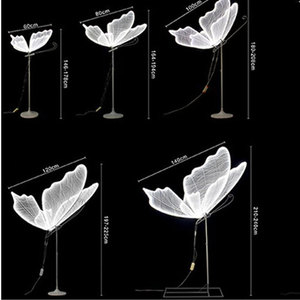 Y112 Lampada Decorativa a Forma di Farfalla LED per Matrimoni, Centrotavola, Decorazione per Feste - Product Image 4