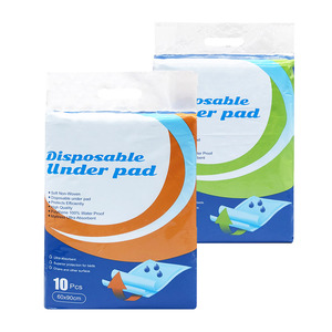 Manufacturer Custom <b>Bed</b> Sheet Adult Under <b>Pad</b> High Absorption <b>Pads</b> Fluff Pulp SAP Incontinence <b>Pad</b> - Product Image 1