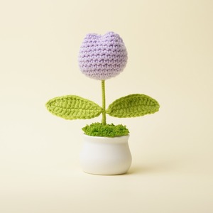 Bouquet <span class=keywords><strong>de</strong></span> tulipes tissé à la main, plantes en pot élégantes pour la Fête des Enseignants, la Journée des Enfants et Thanksgiving, cadeau pour stand <span class=keywords><strong>de</strong></span> marché nocturne - Product Image 4
