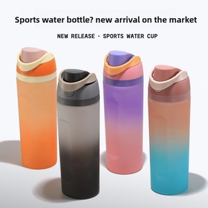 Botella de Agua Deportiva Minimalista de Gran Capacidad, para Beber Directamente, Impresión de Logotipo Personalizado en PC, Vibrante, Portátil, para Actividades al Aire Libre y Fitness - Product Image 2