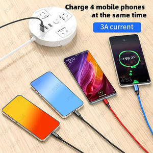 <span class=keywords><strong>Cable</strong></span> de Carga USB Tipo <span class=keywords><strong>C</strong></span> 4 en 1 de 1.2M, <span class=keywords><strong>Cable</strong></span> de Carga USB Micro USB <span class=keywords><strong>para</strong></span> <span class=keywords><strong>iPhone</strong></span> 15Pro Max, Huawei, Samsung, Xiaomi - Product Image 6
