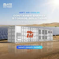 Sistema de Baterías de Litio para Exteriores Industriales MATE, Fácil de Instalar, Refrigeración por Aire, Gran Capacidad de Almacenamiento, 1MWH 2MWH 3MWH BESS