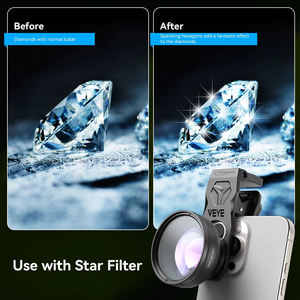 Objectif <span class=keywords><strong>macro</strong></span> 100 mm avec grossissement 10x, filtres CPL/étoile, fixation universelle pour smartphones iPhone et Pentax - Product Image 5