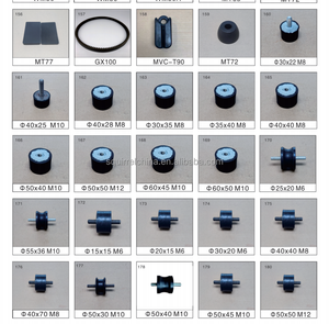 Amortisseur de vibrations en caoutchouc robuste pour compacteur à plaques, pièces de rechange pour engins de construction routière - Product Image 5