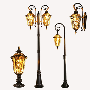 Customized European Retro Outdoor LED Garden <b>Lights</b> with <b>Light</b> Sensing and <b>Motion</b> Sensing, Water Proof Outdoor LED Garden <b>Lights</b> - Product Image 1