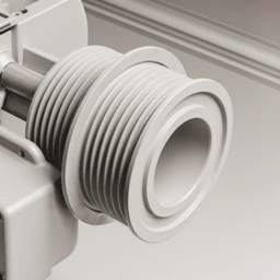 ลูกรอกเหล็กพร้อมส่วนประกอบหลักของเกียร์สำหรับเครื่องจักรแปรรูปอาหารชุดมอเตอร์สเต็ปเปอร์ความจุ150กก. - Product Image 4