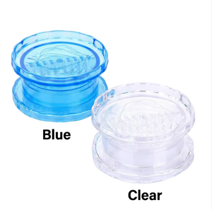 Hachoir à ail manuel avec récipient transparent, hachoir à ail manuel facile à nettoyer pour la maison, la cuisine commerciale et le camping - Product Image 1