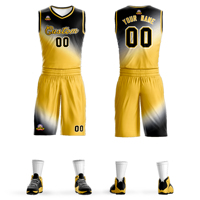 Ensemble de maillots de basket-ball réversibles à impression numérique, respirants, grande taille, design personnalisé, séchage rapide