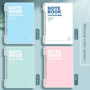 Cuadernos personalizables para estudiantes de escuela clásica, cuadernos recargables de composición espiral Harddocver, papelería A5 B5, 60 hojas - Product Image 3