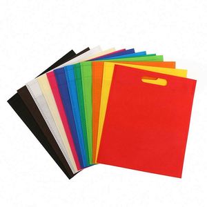 Bolsas de Compras Reutilizables Personalizadas con Asa Troquelada, Bolsas de Tela No Tejida Recicladas Plegables al por Mayor con Logotipo - Product Image 4