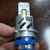 Ampoules de phare LED miniatures série D D4S 90W 8000LM 6500K Blanc Kit de conversion de phare pour voiture et moto avec ventilateur de refroidissement 6000K