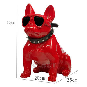 Pièces créatives <span class=keywords><strong>de</strong></span> <span class=keywords><strong>combat</strong></span> <span class=keywords><strong>de</strong></span> chiens français vendant <span class=keywords><strong>de</strong></span> la résine <span class=keywords><strong>de</strong></span> vent nordique grands accessoires décoration <span class=keywords><strong>de</strong></span> fenêtre <span class=keywords><strong>de</strong></span> maison artisanat bouledogue - Product Image 4
