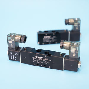 صمام ملف لولبي هوائي 4V120-06 بجهد 220 فولت و24 فولت تيار مستمر، مصنوع من سبائك الألومنيوم، 1/8 بوصة، 5 اتجاهات، 2 وضعية، مزدوج الفعل، 12 فولت - Product Image 5