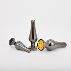 Set di <span class=keywords><strong>Plug</strong></span> Anali in Acciaio Inossidabile per Donne, Giochi Erotici, <span class=keywords><strong>Plug</strong></span> Anale in Metallo con Gioiello per Uomini - Product Image 2