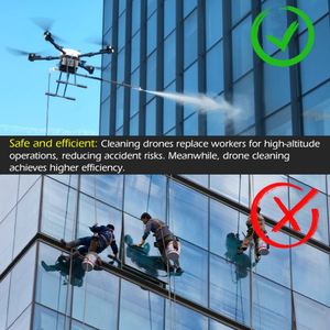 Dron de Limpieza de Ventanas de Alta Presión con Nueva Tecnología, Dron para Limpieza de Fachadas de Edificios - Product Image 5