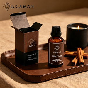 Boîte d'emballage en verre ambré de qualité supérieure, certifiée CE, 30 ml, 50 ml, étiquette personnalisée, vente en gros de flacons d'huile essentielle - Product Image 1
