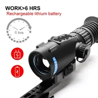 Lunette thermique monoculaire GRL325 335 384X288 50Hz avec objectif 35mm, NETD 25mK, vision thermique pour la chasse avec enregistrement vidéo, WiFi, PIP