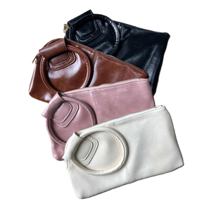 Borsa a Mano da <span class=keywords><strong>Donna</strong></span> in Pelle Sintetica PU Bianca con Cerniera, Portamonete e <span class=keywords><strong>Portafoglio</strong></span> con Manico Rimovibile - Product Image 1