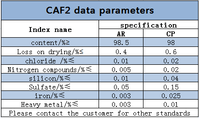 Qualité industrielle 85% 90% 95% 97% Fluorure de calcium CaF2 Fluorite Prix pour éliminer le fluorure