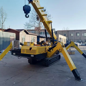 Gru Idraulica Mini Cingolata Telecomandata <span class=keywords><strong>da</strong></span> 3 Tonnellate, Gru a Ragno Mobile con Cestello per Sollevamento Persone, Ideale per Spazi Ristretti - Product Image 1