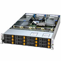 Supermicro AS-2015HS-TNR 2U AMD EPYC 9004 DDR5 NVMe PCIe 5.0 Rack Server untuk Virtualisasi Perusahaan