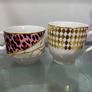 Custom Design Printing Sizes Ceramic Glass Enamel Paper Decals for mugs