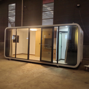 Casa Modular Moderna Estilo Apple Cabin |   Casa Prefabricada de Dos Pisos con Acristalamiento |   <span class=keywords><strong>Resort</strong></span> Móvil y Glamping Pod - Product Image 3