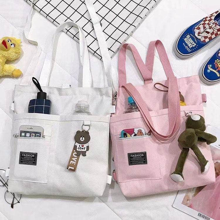 tote bag with pockets