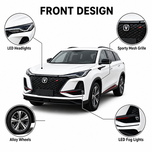 Changan CS75 Usado Confiable, SUV Mediano Turbo, Cuero Oscuro, R17, Volante a la Izquierda, Potencia Estable, Fácil Mantenimiento, Coche <span class=keywords><strong>de</strong></span> Segunda Mano <span class=keywords><strong>para</strong></span> Exportación - Product Image 2
