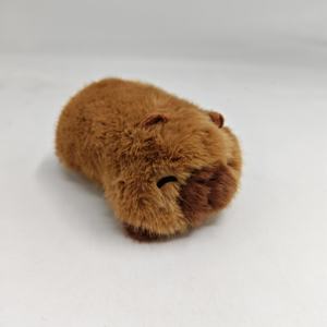 Porte-clés en peluche Capybara avec perles, super doux, jouet d'anime pour enfants et adultes, cadeaux d'anniversaire, commande en gros usine - Product Image 2