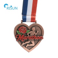 Médaille de course à pied personnalisée pour les coureurs de marathon, récompense pour les finisseurs