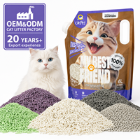 Produsen Pasir Kucing Campuran Tahu Premium OEM |   Pembentukan Gumpalan yang Kuat |   Debu Rendah |   Merek Pribadi