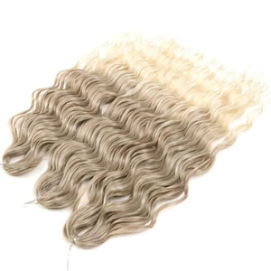 Extensiones de Cabello Sintético al por Mayor, Resistentes a Altas Temperaturas, Trenzas Profundas, Trenzas Rizadas de Ganchillo, Cabello Sintético - Product Image 5