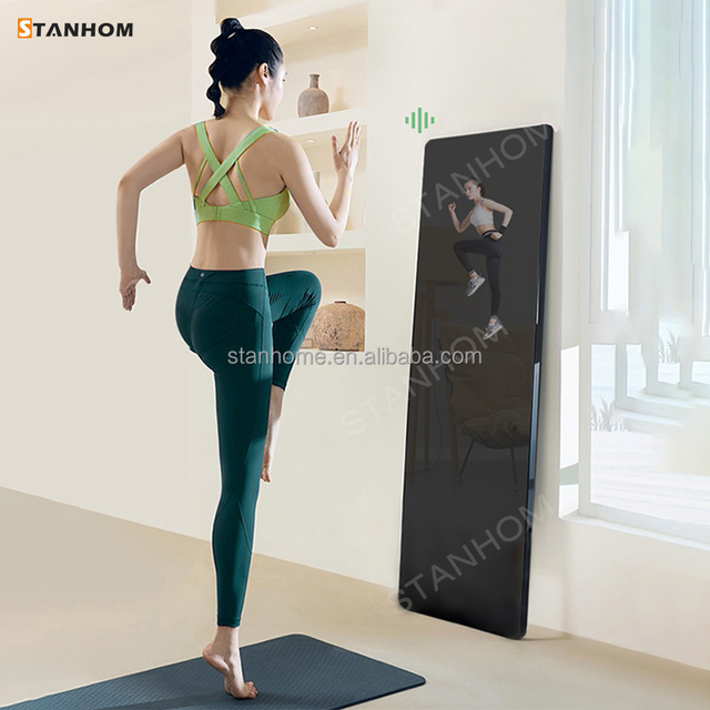 STANHOM Large Wall Home Gym Touch Screen Smart Fitness Mirror